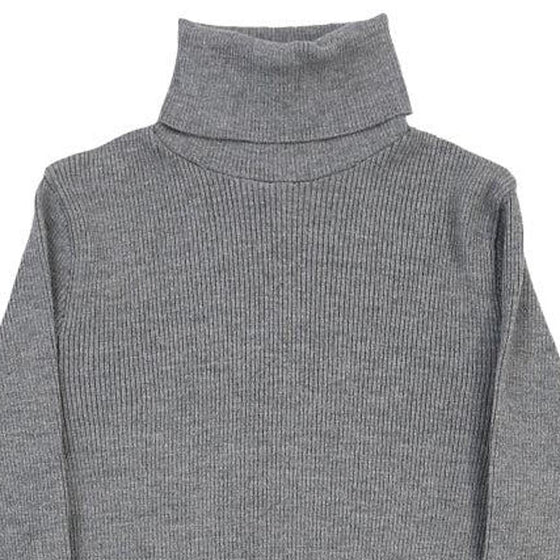 Dolce & Gabbana Rollneck - XL Grey Merino Wool Blend