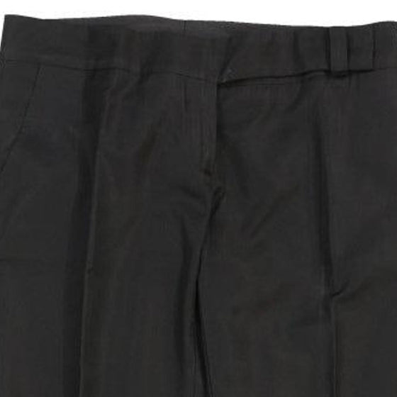 Richmond Trousers - 32W UK 10 Black Cotton Blend