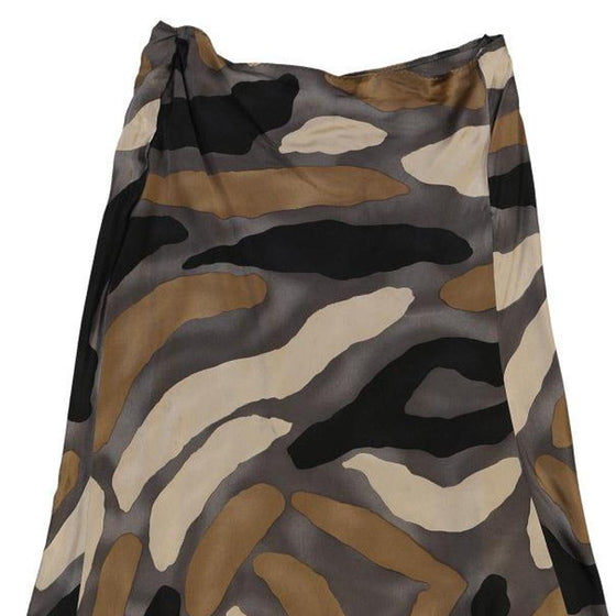 Iceberg Maxi Skirt - 35W UK 16 Brown Polyester