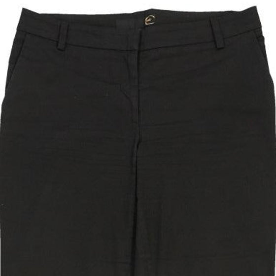 Just Cavalli Trousers - 33W UK 14 Black Cotton