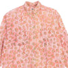 Moschino Jeans Floral Shirt - Large Pink Cotton