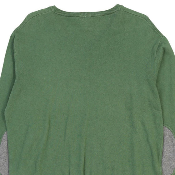 Vintage green Armani Jeans Jumper - mens large