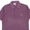 Vintage purple Lacoste Polo Shirt - mens small