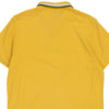 Vintage yellow Napapijri Polo Shirt - mens large