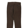 Prada Trousers - 30W UK 10 Brown Cotton