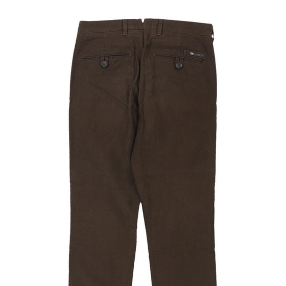 Prada Trousers - 30W UK 10 Brown Cotton