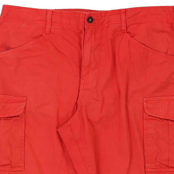 Vintage red Napapijri Cargo Shorts - mens 36" waist