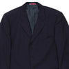 Vintage navy Emanuel Ungaro Blazer - mens xxx-large