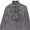 Emporio Armani Blouse - Medium Grey Silk Blend