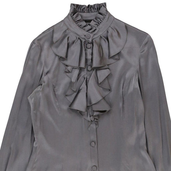 Emporio Armani Blouse - Medium Grey Silk Blend