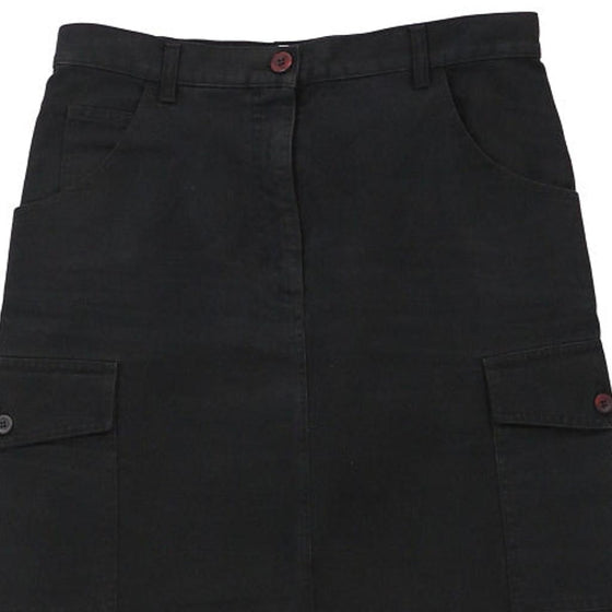 Armani Skirt - 30W UK 10 Black Cotton