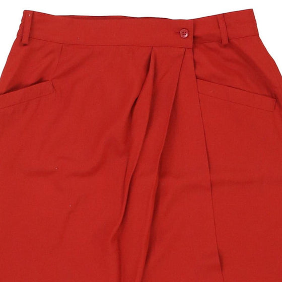 Kenzo Skirt - 29W UK 10 Red Viscose Blend