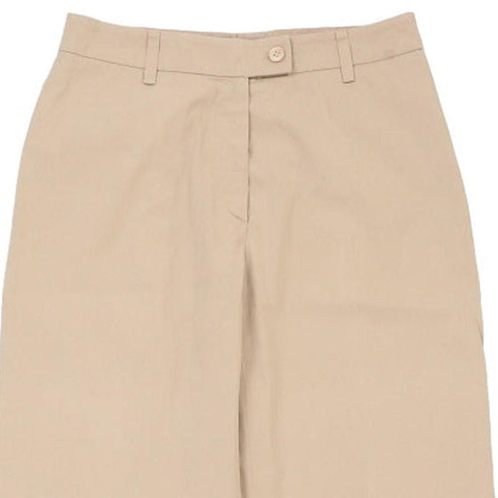 Prada Trousers - 28W UK 8 Beige Cotton