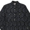 Fendi Patterned Shirt - Small Navy Cotton