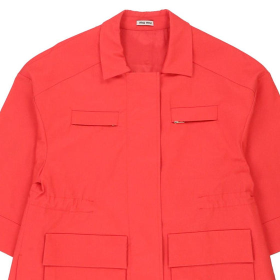 Miu Miu Jacket - Small Red Cotton