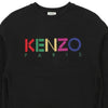 Kenzo Spellout Sweatshirt - Small Black Cotton