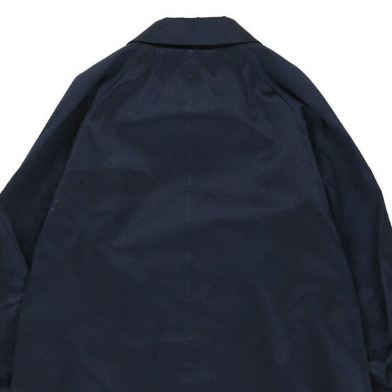 Moncler Trench Coat - XL Navy Polyester