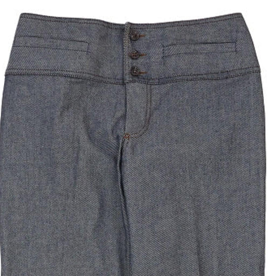 Dolce & Gabbana Trousers - 28W UK 8 Blue Cotton Blend