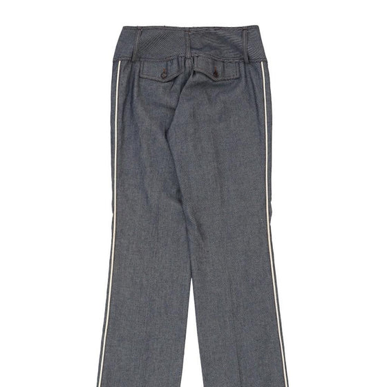 Dolce & Gabbana Trousers - 28W UK 8 Blue Cotton Blend