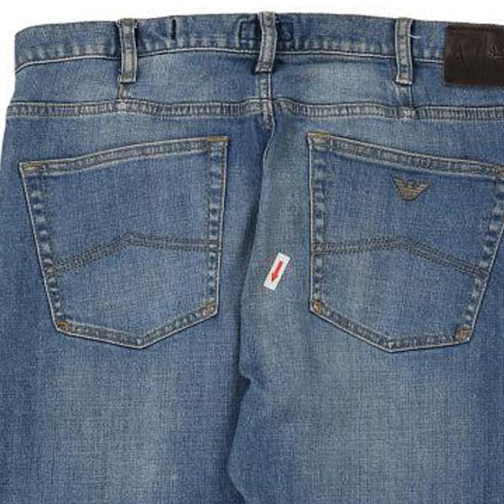 Vintage blue J21 Armani Jeans Jeans - mens 35" waist