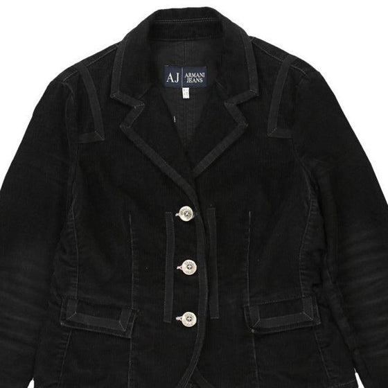 Armani Jeans Blazer - Medium Black Cotton