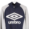 Vintage navy Umbro Zip Up - mens medium