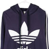 Vintage navy Adidas Hoodie - mens large