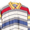 Vintage multicoloured Fila Polo Shirt - mens x-large