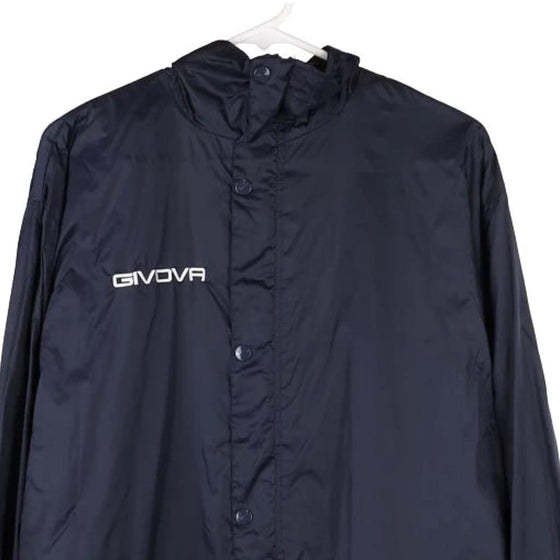 Vintage navy Givova Jacket - mens small