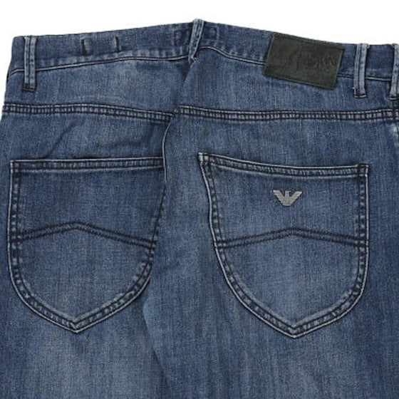 Vintage blue Armani Jeans Jeans - mens 32" waist