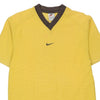 Vintage yellow Nike T-Shirt - mens small