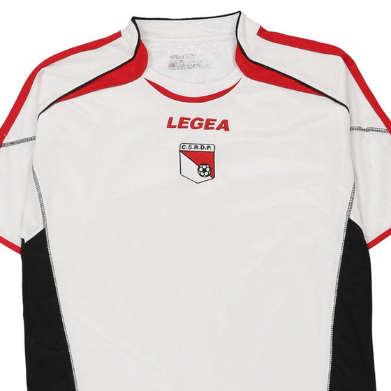 Vintage white C.S.R.D.P. Legea Football Shirt - mens x-large