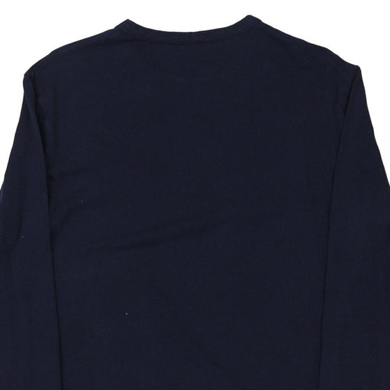 Vintage navy Jvc Long Sleeve Top - mens xx-large