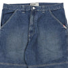 Vintage blue Broke Denim Carpenter Trousers - mens 35" waist