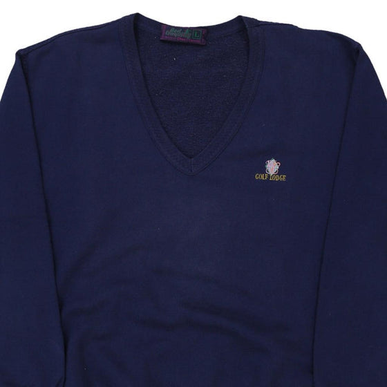 Vintage navy Golf Lodge Best Company Sweatshirt - mens large