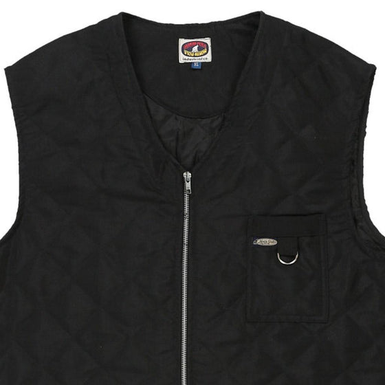 Vintage black North Pole Gilet - mens x-large