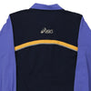 Vintage block colour Asics Track Jacket - mens small