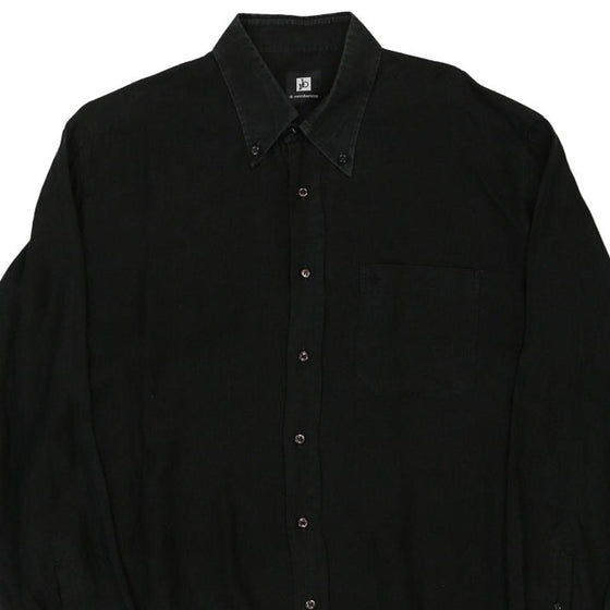 Vintage black Roccobarocco Shirt - mens large