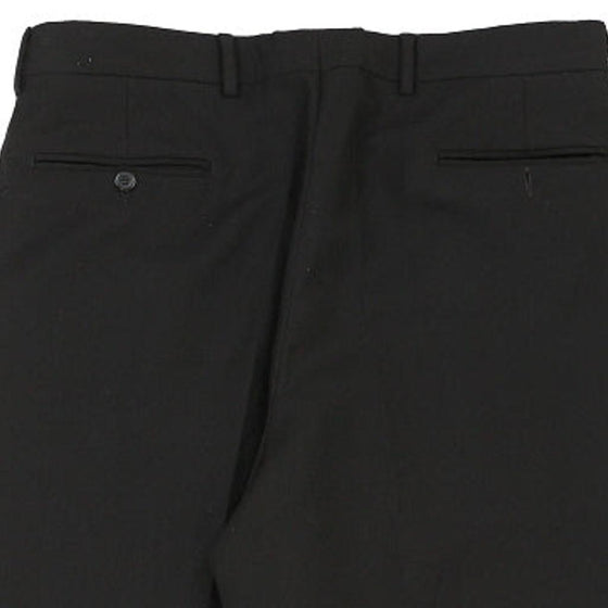 Vintage black Unbranded Trousers - mens 36" waist