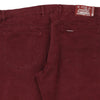 Vintage burgundy Carrera Trousers - mens 38" waist