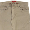 Vintage beige Hugo Boss Trousers - mens 36" waist