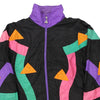 Vintage black 1980s Caslial Isle Windbreaker - womens large