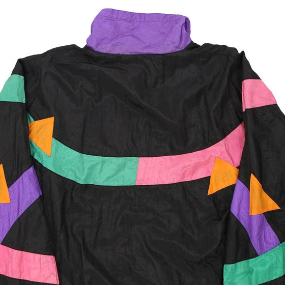 Vintage black 1980s Caslial Isle Windbreaker - womens large