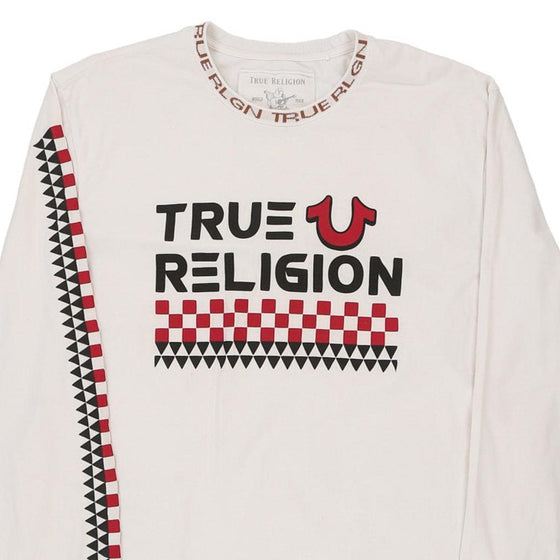 Vintage white True Religion Long Sleeve T-Shirt - mens large