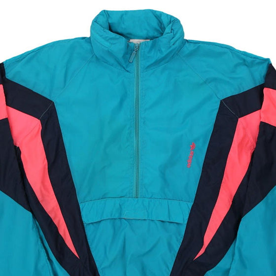 Vintage blue 1980s. Adidas Windbreaker - mens x-large