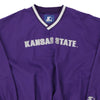 Vintage purple Kansas State Starter Windbreaker - mens large