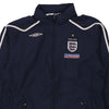 Vintage navy England Football Team 2007-09 Umbro Jacket - mens large