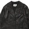 Vintage black Unbranded Leather Jacket - mens x-large