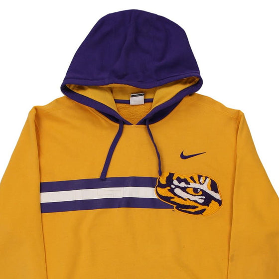 Vintage yellow LSU Tigers Nike Hoodie - mens x-large