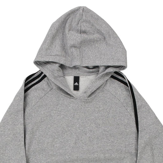 Vintage grey Adidas Hoodie - womens large